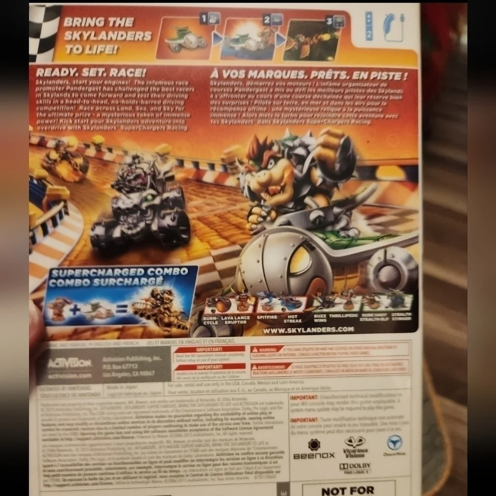 Skylanders Superchargers Standalone Game Only for Wii